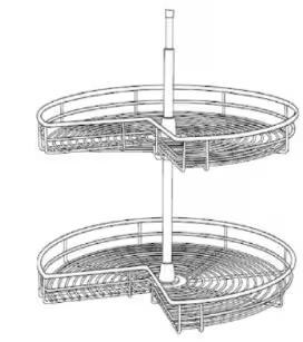 CHROME TRAY36 - Chrome tray fit ERB36