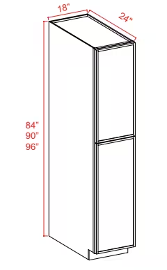 U188424 - Wall Pantry - 18"W x 84"H x 24"D - 2D 5S