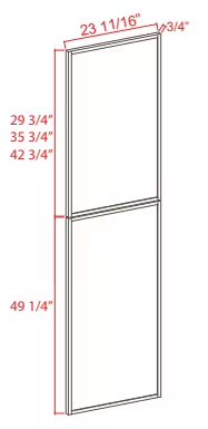 TDEP2496 - Tall Decorative Door Panel - 23 1/2" W x 901/2"H