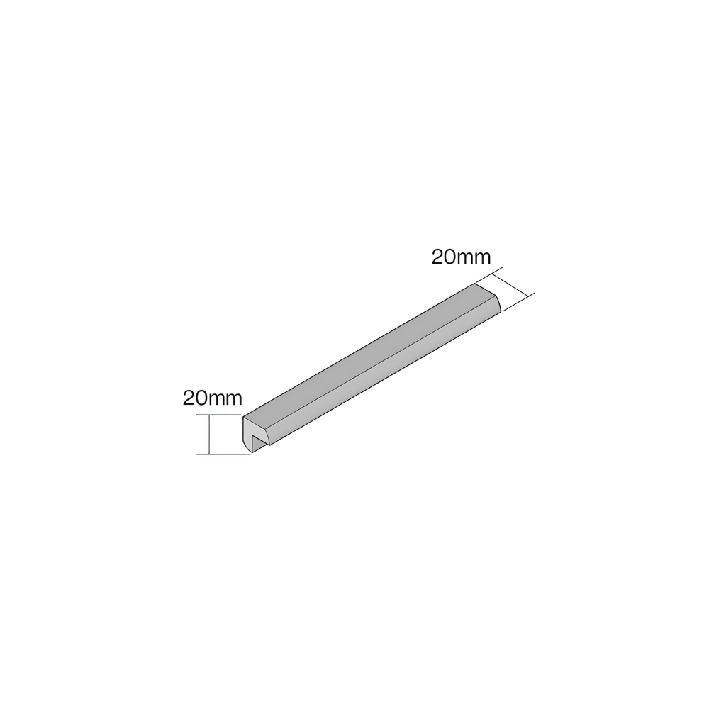 OCM - OUTSIDE CORNER MOULDING 0.75"W x 96"D x 0.79"H Pure White Vail