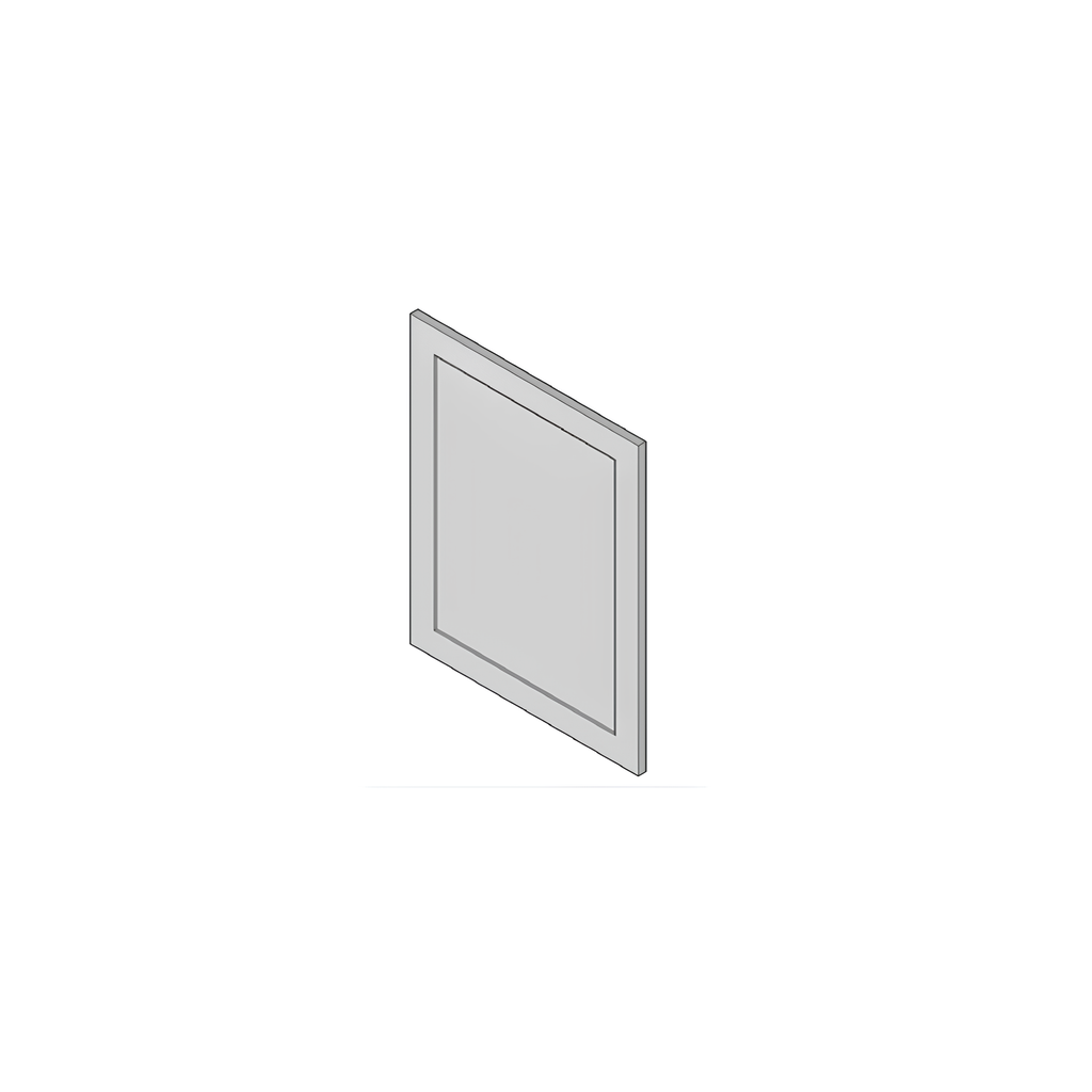 BDP2530 - BASE DECORATIVE PANEL 24.625"W x 0.75"D x 29.75"H Pure White Vail